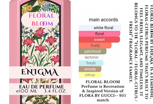 Floral Bloom Eau de Parfum - 100 ML (3.4 FL.OZ.) by ENIGMA